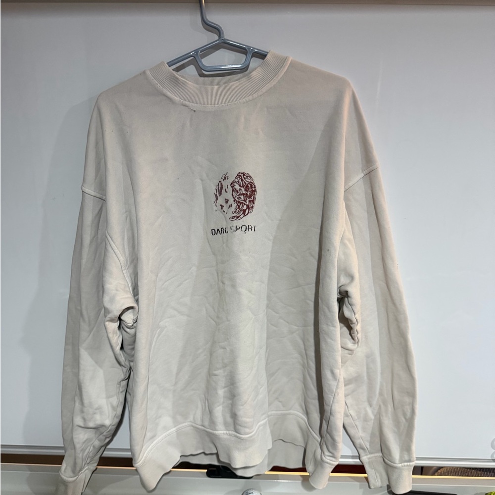DarcSport White Men's Sweater